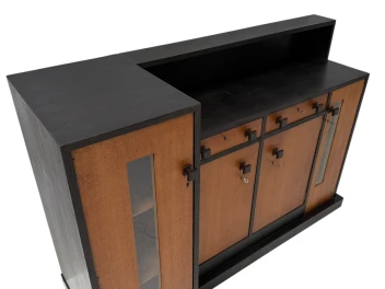 Oak Modernist Art Deco Sideboard or Credenza by Cor Alons, 1927